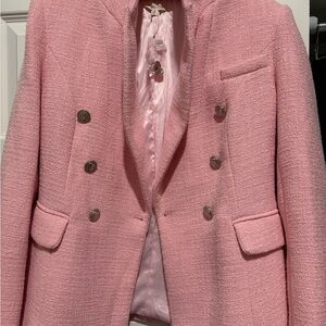 Main Strip Pink Double-Breasted Blazer